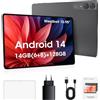 weelikeit Tablet 10,95 pollici, Android 14 Tablet, 14 GB (6 + 8) RAM 128 GB ROM, processore octa-core, IPS Incell 1200 x 1920, GPS, WiFi, doppia fotocamera 5 MP + 13 MP, Bluetooth, batteria 7000 mAh