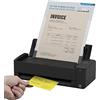ScanSnap iX1300 - Scanner da tavolo per documenti - Nero - Dal biglietto da visita fino al formato A4, fronte/retro, USB 3.2 e WiFi