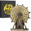DND DADO Ruota Panoramica Dadi Spinner, 6-in-1 Metallico Spinner Dadi D&D, DND Ruota Panoramica Roulette, Regali di D&D con Scatola Regalo Logo Drago, Giochi di Ruolo, Accessori per Giochi da Tavolo, Bronzo