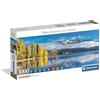 Clementoni - Puzzle 1000 Pezzi per Adulti e Ragazzi, Collection, Tema Wanaka's Golden Reflection, Poster Incluso, Compact Box, Idea Regalo Made in Italy, 98x33 cm, 39942