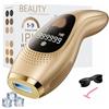 Genzo Epilatore professionale-macchina depilatore laser IPL luce pulsata - epilatore donna/uomo - depilazione corprale e facciale - 3 in 1 HR/RA/SC- 9 livelli- 999.999 Flash con raffreddamento