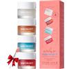 ANRCOLLECT Peeling & Lip Mask - Set per la cura delle labbra con 2 scrub per labbra e 2 maschere per burro per labbra, idratazione intensa per labbra secche e screpolate (confezione da 4)