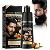 Rionavexa Nero Shampoo Colorante Uomo 4 in 1 - Colore Naturale per Capelli e Barba - Shampoo Capelli Bianchi, Tinta Nera Duratura, Cura e Nutrimento - 200ml