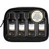 HC Prestige Travel Kit Routine Lisciante Oh My Sleek - Cofanetto per capelli senza solfato, 4 x 100 ml, shampoo, maschera, crema termica e siero all'olio di Argan, prodotto in Francia