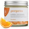 Georganics - Dentifricio Biologico Sbiancante e Ricco di Minerali - Formula Non Cchiumogena Con Olio di Cocco Vergine Biologico - Vegan, senza SLS, Test Sugli Animali e Fluoro - Arancia - 60ml