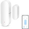 SENCKIT Sensore intelligente per porta WiFi: sensore di contatto per la sicurezza domestica, sensore per finestra senza fili con notifiche istantanee dell'app, compatibile con Alexa e Google Assistant