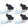LT Easiyl 4 Pezzi 28mm T Maniglia Pomello Girevole Azionato Dal Pollice Camma Di Bloccaggio Turn Latch Per Macchina Armadio Cassetto Armadi Ufficio Cassetti Per File Cassetta Della Posta