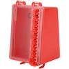 Garosa Scatola Portatile Lockout Tagout con 8 Ganci Box Sicurezza da Parete ABS PC 120x98x180mm per Blocco Manutenzione Industriale Scatola Sicurezza Industriale con Ganci