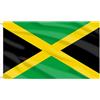 AhfuLife 2pcs Bandiere Jamaica, 150×90cm Bandiere Giamaicane, Doppio Lato con Occhielli in Ottone, per Coppa del Mondo, Campionato Europeo, Eventi di Calcio, Giardini Esterni e Festa