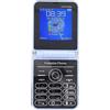 Jectse Telefono Cellulare Sbloccato 2G, 2,6 Pollici 4 Schede SIM Telefono Cellulare per Anziani con Caratteri Grandi e Grandi, Telefono Base 1400mAh 32MB con Torcia a LED, per Anziani,