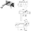 Canna per miscelatore Piralla - Cod. IOCR428BO