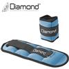 Diamond Fitness Kit Risparmio con 8 Paia di Cavigliere Appesantite Celeste da 1 kg