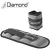 Diamond Fitness Kit Risparmio con 6 Paia di Cavigliere Appesantite Grigio Chiaro da 1,5 kg