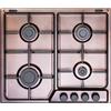 De Longhi Piano Cottura 4 Fuochi a Gas Larghezza 58 cm Smaltato colore Rame - FRO 46 ASV
