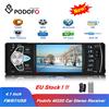 Podofo 4022D Autoradio 1 Din 4.1 Pollici Audio Stereo Bluetooth Ricevitore FM Supporto USB Telecamera per Retrovisore e Controllo del Volante - Control No Camera