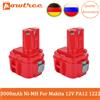 Powtree per batteria di ricambio Makita PA12 Ni-MH per elettroutensili Makita 12V 3000mAh Bateria 1220 1222 1235 1233S 6271D - 1 piece 3.0Ah