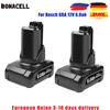 bonacell Batteria sostitutiva agli ioni di litio da 12 V 6,0 Ah per utensili elettrici al litio Bosch BAT420 da 12 Volt Max 2607336013 2607336014 gba 12v 6.0ah - 1 Piece 6.0Ah