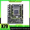 ENVINDA Scheda madre ENVINDA X79 LGA 2011 USB2.0 SATA3 Supporto REG Memoria ECC e processore Xeon E5 4DDR3 PCI-E NVME M.2 -