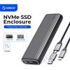 ORICO Strumento di Trasporto di Alluminio M2 NVMe SSD Enclosure 10Gbps Tipo C M.2 PCIe SSD Caso NVMe Tasto M Solid State Drive Caso di Supporto UASP - M-Key NVMe - 10Gbps
