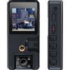 Vandlion A39 Full 1080P HD Mini telecamera 3000mAh Videocamera con montaggio su corpo Cam piccola 180 ° Webcam DVR per auto DV sportiva con telecamera rotante per bici - Standard Package