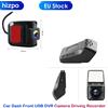HIZPO Telecamera DVR USB anteriore per lettore multimediale Android Navigazione Full HD 1080P DVR per auto ADAS Dash Cam Unità principale Registratore audio automatico -