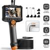 INSKAM Telecamera per endoscopio industriale schermo IPS da 4.3 pollici IP67 impermeabile HD1080P 8mm endoscopio per telecamera di ispezione delle fognature per auto