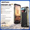 Ulefone Armor 22 Android 14,16 GB (8+8 GB di RAM), 128 GB/256 GB ROM, 6,58" 120 Hz, 6600 mAh 33 W, NFC, telecamera notturna da 64 MP, versione globale - Green