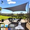 Tenda da sole Vela 4x2/4/5/6M Tenda da sole curva rettangolare per patio esterno Copertura per pergola Vele parasole Copertura per canova con blocco UV - Royal Blue 2x4M