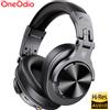 Oneodio Fusion A70 Cuffie Bluetooth Audio ad alta risoluzione Cuffie wireless over Ear Monitor da studio professionale Cuffie HiFi DJ - Black
