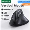 UGREEN Mouse verticale UGREEN Wireless Bluetooth5.0 2.4G ergonomico 4000DPI 6 pulsanti muti per MacBook Tablet laptop Computer PC Mouse - Vertical Mouse
