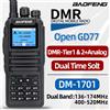 Baofeng DMR DM 1701 Walkie Talkie digitale Dual Mode Radio analogica bidirezionale aperta GD77 Slot doppio tempo Livello 1 + 2 Ham Radio DR 1801