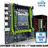 ZSUS X99-8D4 Kit set scheda madre ZSUS con LGA2011-3 Xeon E5 2630 V4 CPU DDR4 16 GB (1*16 GB) 2133 MHZ Memoria RAM NVME M.2 SATA -