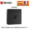 BMAX Mini PC B1PRO Windows 11 Pro 8GB RAM 128GB ROM N4000 Micro Computer Desktop Dual-Band WiFi mini pc HDMI VGA M.2 Slot - N4000 8GB 128GB