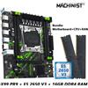 MACHINIST X99 PR9 Kit scheda madre set LGA 2011-3 Set Intel Xeon E5 2650 V3 CPU e DDR4 16 GB (2 * 8 GB) RAM Combo opzionale usb3.0 -