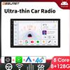 OSSURET 2DIN Android Ultra-sottile Autoradio Video Audio Stereo per auto universale 7 pollici 2 Din Touch Screen GPS Autoradio Lettore multimediale per auto