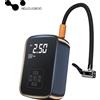HELLOLEIBOO LEIBOO Pompa di gonfiaggio per pneumatici elettrica per compressore d'aria per auto senza fili per pneumatici AUTO per biciclette da moto con display digitale