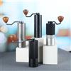 HAVMORE Aggiorna il macinacaffè manuale CNC professionale in acciaio inossidabile con diamante regolabile, macinazione manuale dei chicchi di caffè - G2-Black