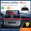 Road Top Wireless CarPlay Android Auto per BMW serie 3 4 F30 F31 F32 F33 F34 F35 F36 2011-2016, con funzioni di gioco per Auto Mirror Link