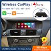 Road Top Wireless CarPlay interfaccia automatica Android per BMW X3 F25 X4 F26 2011-2016, con funzioni di gioco per Auto AirPlay Mirror Link