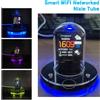 CUJMH 2024 Nuovo Smart WIFI Rete Nixie Tube Aggiornamento automatico Decorazioni desktop digitali Natale Compleanno Regala regali per amici