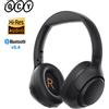 QCY H3 ANC Cuffie wireless Bluetooth 5.4 Audio ad alta risoluzione Cuffie over Ear 43dB Auricolari ibridi con cancellazione attiva del rumore 60H - H3-Purple