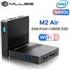 MLLSE Mini PC M2 Air Intel Gemini Lake N4000 Intel J3710 Windows 11 6 GB RAM 128 GB ROM Dual-Band WiFi Bluetooth USB Mini computer - 6GB RAM 128GB SSD