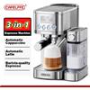 Cafelffe 3 in1 macchina da caffè automatica caffetteria Cappuccino Latte Espresso maker completamente automatico montalatte acciai inossidabili sistema di pompa potente da 20 bar -