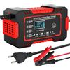 EAFC Caricabatteria per auto 12V 6A Touch Screen Pulse Repair LCD Ricarica rapida Display LCD digitale al piombo acido asciutto e bagnato