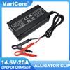 VariCore 14.6V 20A Caricabatteria Smart Lifepo4 110-220V 4S 12V Caricatore ad alta potenza per batteria al litio ferro fosfato - XT90