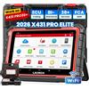 LAUNCH LANCIO X431 PRO ELITE 8 pollici Strumenti diagnostici per auto italiani Auto OBD OBD2 Scanner Tutti i sistemi CAN FD/DOIP Test attivo 35 Reset codifica ECU