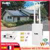 KuWfi 300Mbps CAT4 4G LTE Router Esterno Impermeabile 2.4G Router WiFi Wireless Antenna staccabile con porta POE WAN Slot per scheda SIM - CPF905 EU Version