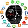 LIGE 2025 Smart Watch Donna Uomo Lady Gift Sport Fitness Orologi Cardiofrequenzimetro Smartwatch impermeabile per Xiaomi Android IOS - Black