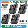 bonacell Batteria 18V per batteria ricaricabile Makita BL1815 batteria di ricambio 3.5Ah per batteria per utensili elettrici Makita BL1830 BL1860 3500mAh - 1PCS Battery