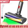 Spazzola per ugelli per pavimenti a LED per Dyson V7 V8 V11 V10 V15 Aspirapolvere Spazzola elettrica Spazzola a rullo morbido Parti di ricambio - Only Brush Head